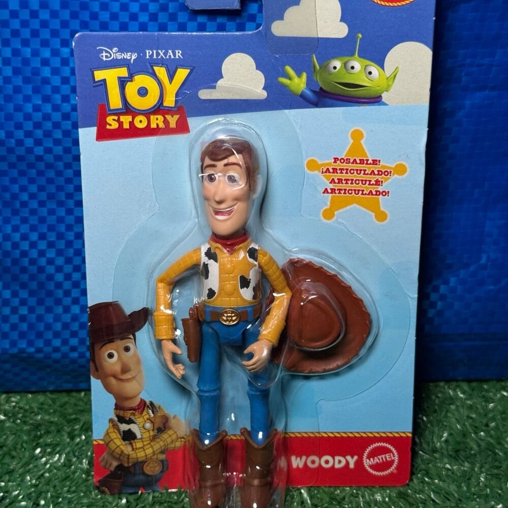 2026 Mattel Disney Pixar Toy Story Woody Posable Action Figure